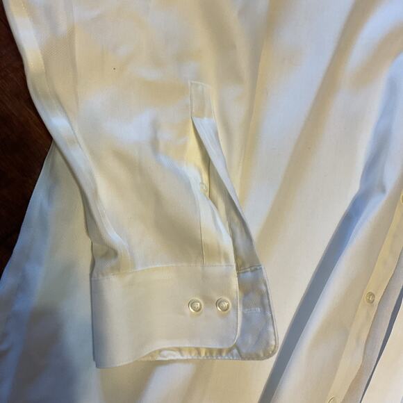 Joseph Abboud Men's  White Dress Shirt Button Down Sz 19 - Picture 1 of 4